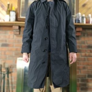 DLA Black Trench Coat (40R)